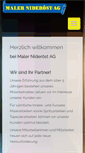 Mobile Screenshot of maler-nideroest-ag.ch